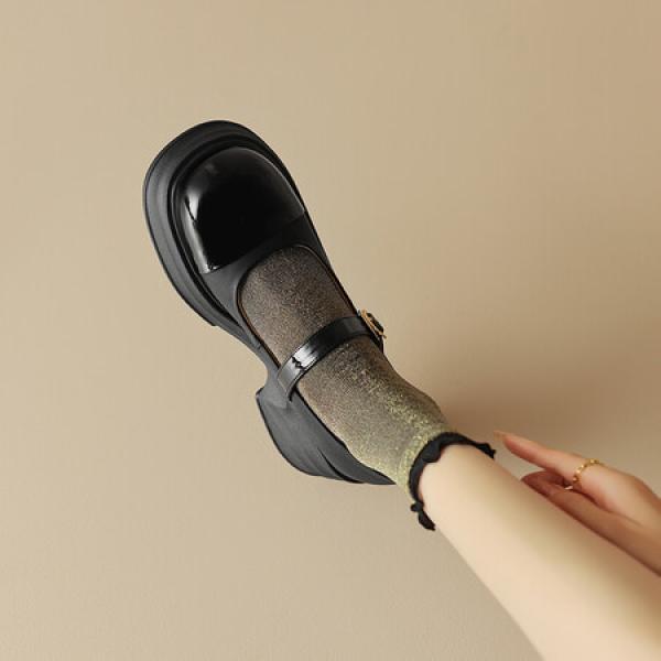 Handcrafted Genuine Leather Women's Shoes: Elegant Luxury(Eoct20161002M530-17)