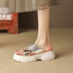 Handcrafted Leather Women's Shoes: Luxurious Elegance(Eoct20161002M227-11)