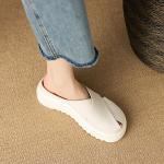 Handcrafted Luxury Leather Women's Footwear(Eoct20161002M9937-3)