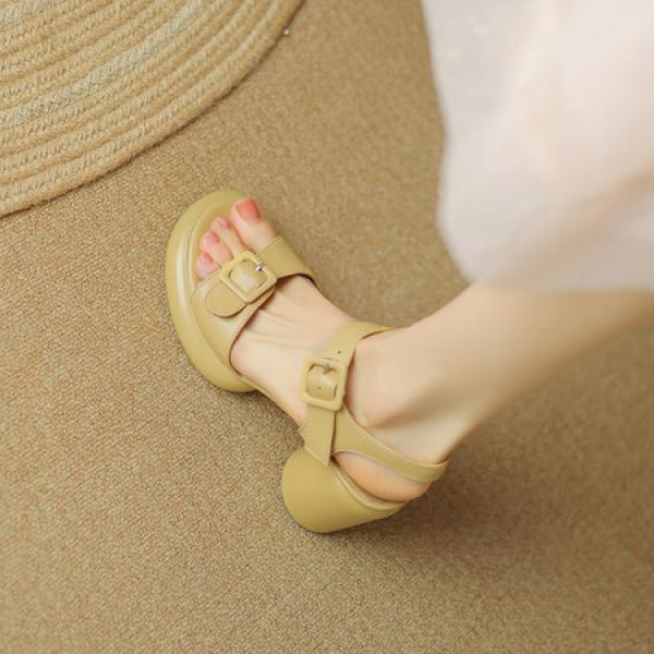 Handcrafted Genuine Leather Women's Shoes: Elegance Redefined(Eoct20161002M008-3)