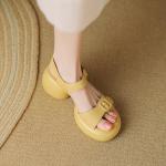 Handcrafted Genuine Leather Women's Shoes - Luxurious Elegance(Eoct20161002M001-1)