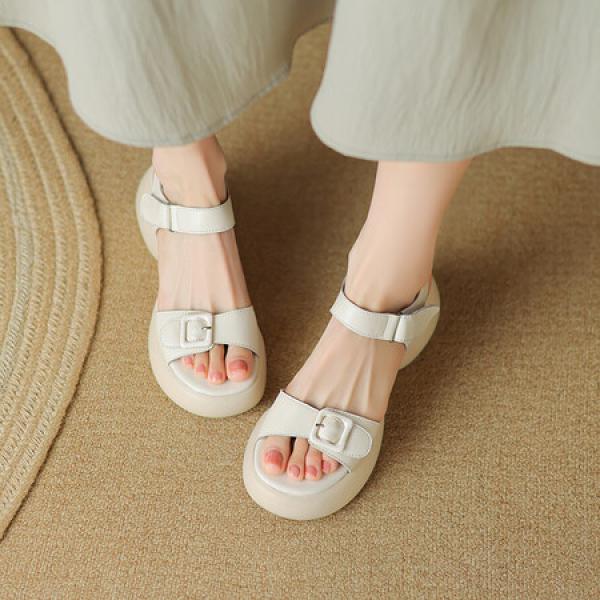 Handcrafted Genuine Leather Women's Shoes - Luxurious Elegance(Eoct20161002M001-1)