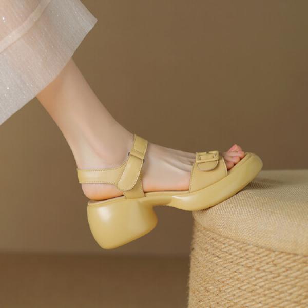 Handcrafted Genuine Leather Women's Shoes - Luxurious Elegance(Eoct20161002M001-1)