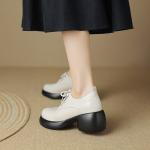 Handcrafted Luxury Leather Women's Shoes - Elegant Craftsmanship(Eoct20161002M001-9)