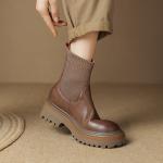 Handcrafted Genuine Leather Women's Shoes - Elegant Luxury(Eoct20161002M2169-6)