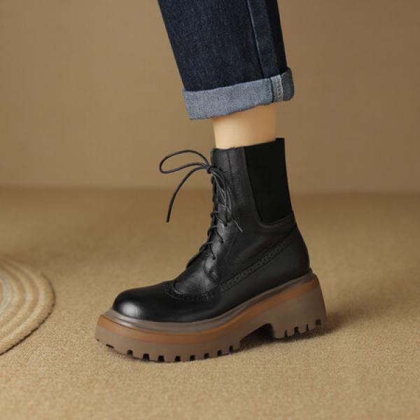 Elegant Handmade Leather Women’s Shoes, Luxurious Quality(Eoct20161002M2169-17)