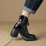 Handcrafted Luxury Leather Women's Shoes: Timeless Elegance(Eoct20161002M508-1)