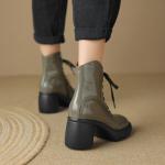 Handcrafted Luxury Leather Women's Shoes: Timeless Elegance(Eoct20161002M508-1)