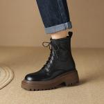 Handcrafted Genuine Leather Women’s Shoes - Luxurious Elegance(Eoct20161002M2169-18)