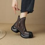 Handcrafted Genuine Leather Women’s Shoes - Luxurious Elegance(Eoct20161002M3009-9)