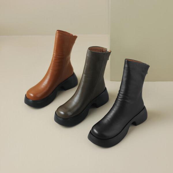 Handcrafted Genuine Leather Women's Shoes: Elegance & Luxury(Eoct20161002M8602-1)