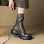 Handcrafted Genuine Leather Women's Shoes: Elegance & Luxury(Eoct20161002M8602-1)