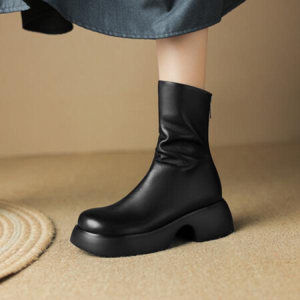 Handcrafted Genuine Leather Women's Shoes: Elegance & Luxury(Eoct20161002M8602-1)