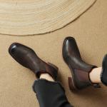 Crafted Elegance: Premium Handmade Leather Shoes(Eoct20161002M2156-19)