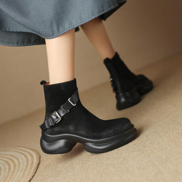 Exquisite Handcrafted Leather Women's Shoes, Elegance Redefined(Eoct20161002M3009-22)