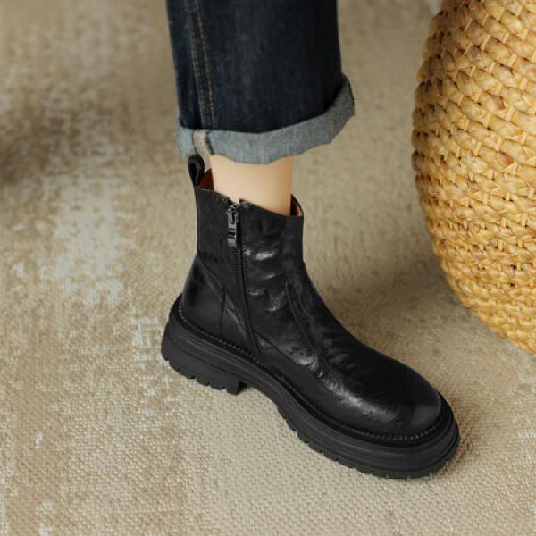 Handmade Leather Women's Shoes: Elegance and Craftsmanship(Eoct20161002M1317-7)