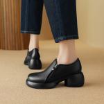 Elegant Handcrafted Leather Women’s Shoes, Luxury Quality(Eoct20161002M015-6)