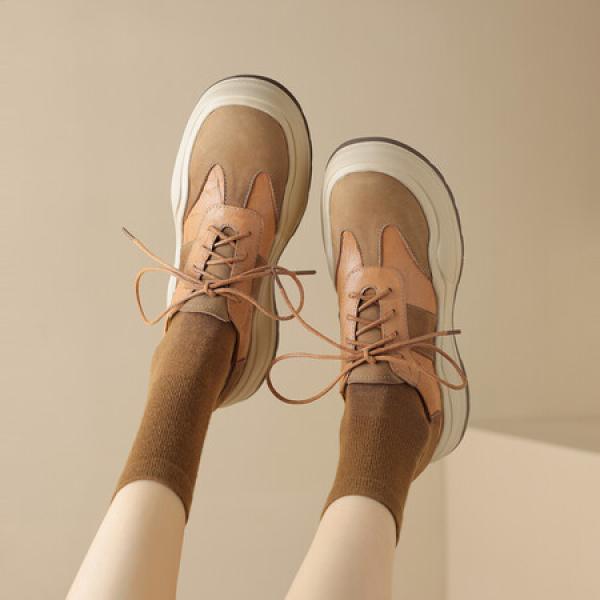 Handcrafted Genuine Leather Women's Shoes: Luxury & Elegance(Eoct20161002M8655-1)