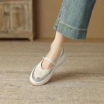 Handcrafted Luxurious Leather Women's Shoes(Eoct20161002M8656-2)