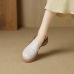 Handcrafted Luxury Leather Women's Shoes: Elegance Redefined(Eoct20161002M002-12)