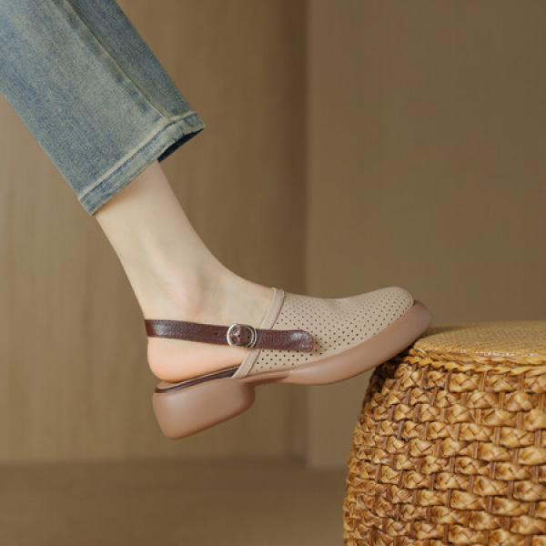 Handcrafted Luxury Leather Women's Shoes: Elegance Redefined(Eoct20161002M002-12)