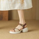 Handcrafted Luxury Leather Women’s Shoes: Elegance Redefined(Eoct20161002M001-18)