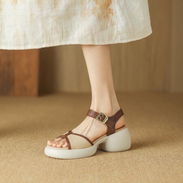 Handcrafted Luxury Leather Women’s Shoes: Elegance Redefined(Eoct20161002M001-18)