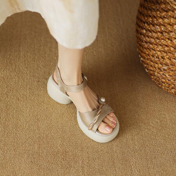 Exquisite Leather Craftsmanship: Elegant Handmade Women's Shoes(Eoct20161002M001-17)