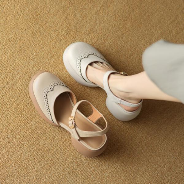 Handcrafted Luxury Leather Women's Shoes with Elegance(Eoct20161002M001-20)