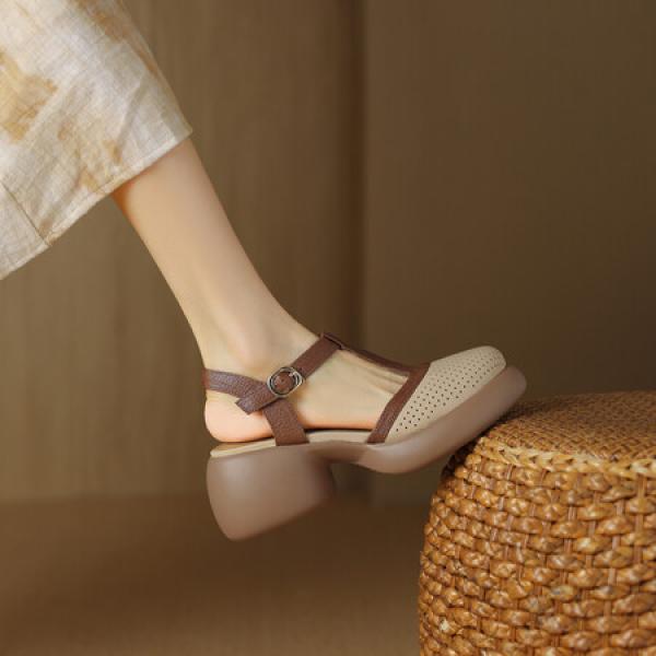 Handcrafted Genuine Leather Women's Shoes - Elegant Luxury(Eoct20161002M001-16)