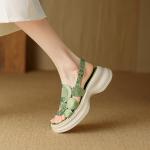 Luxury Handcrafted Leather Women's Shoes(Eoct20161002M2031-9)