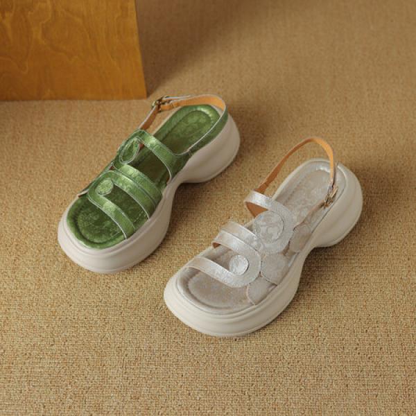 Luxury Handcrafted Leather Women's Shoes(Eoct20161002M2031-9)