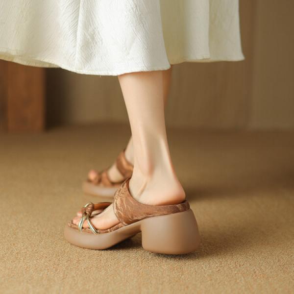 Handcrafted Leather Women's Shoes - Elegant Luxury Craftsmanship(Eoct20161002M001-23)