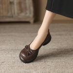 Handcrafted Luxury Leather Women's Shoes, Timeless Elegance(Eoct20161002M002-29)