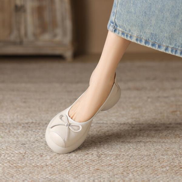 Handcrafted Luxury Leather Women's Shoes, Timeless Elegance(Eoct20161002M002-29)