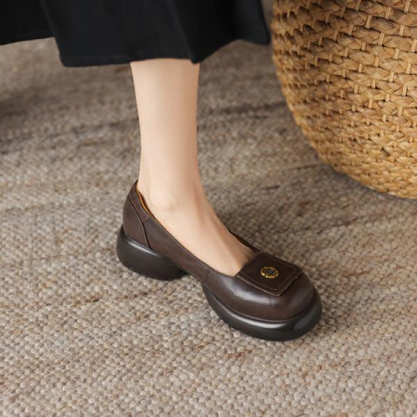 Handcrafted Leather Women's Shoes: Luxurious Elegance & Quality(Eoct20161002M002-30)