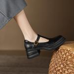 Handcrafted Luxury Leather Women’s Shoes(Eoct20161002M207-1)