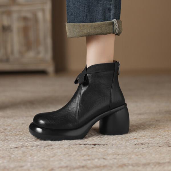 Elegant Handmade Genuine Leather Women's Shoes.(Eoct20161002M508-5)