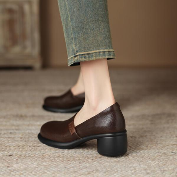 Handcrafted Luxury Leather Women's Shoes - Elegant Artistry(Eoct20161002M6065-7)