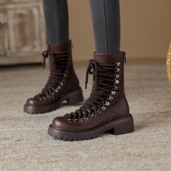 Handcrafted Genuine Leather Women’s Shoes: Elegant Luxury Quality(Eoct20161002M208-3)