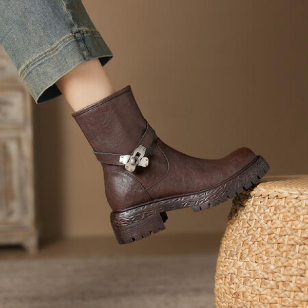 Luxurious Handcrafted Leather Shoes for Elegant Women(Eoct20161002M208-2)