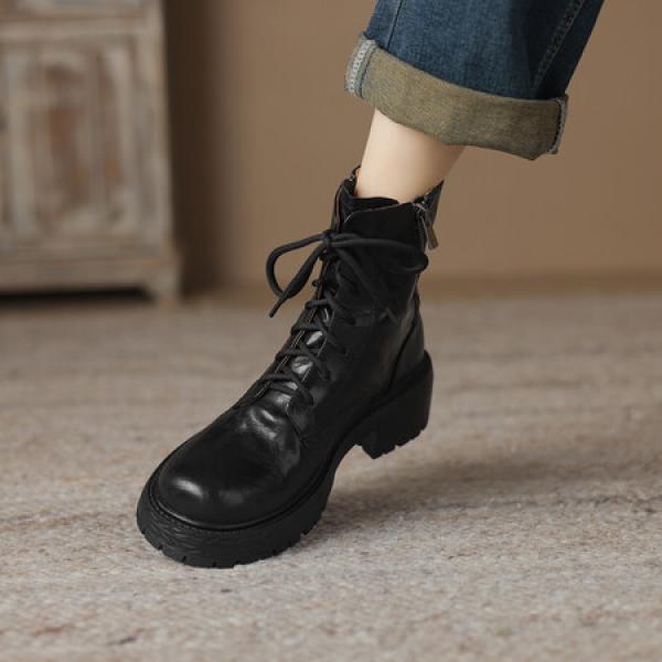 Elegance Crafted: Luxury Handmade Leather Women's Shoes(Eoct20161002M208-5)