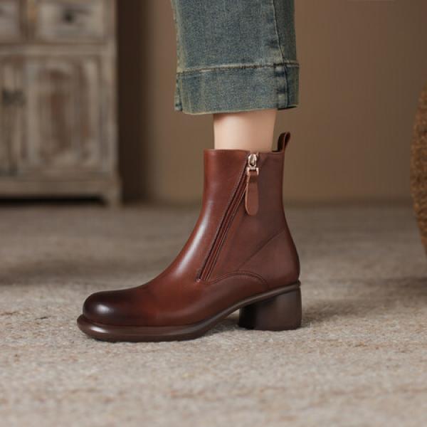 Handcrafted Luxurious Leather Women’s Shoes for Elegance(Eoct20161002M6065-11)