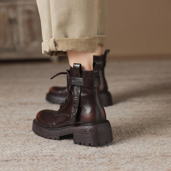 Exquisite Handcrafted Leather Women's Shoes, Elegance Redefined(Eoct20161002M208-6)