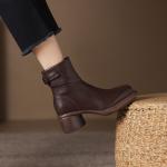 Exquisite Handcrafted Leather Women's Shoes, Elegance Redefined(Eoct20161002M6065-12)