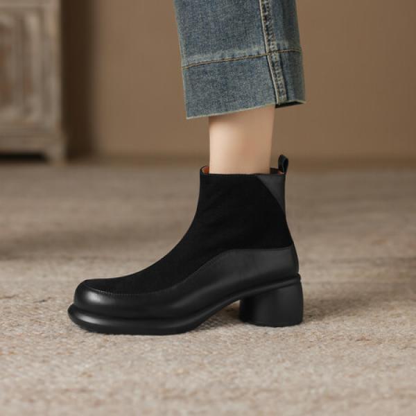 Elegant Handmade Genuine Leather Women's Shoes.(Eoct20161002M6065-10)