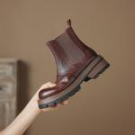 Handcrafted Leather Women's Shoes: Luxurious Elegance and Quality(Eoct20161002M026-2)