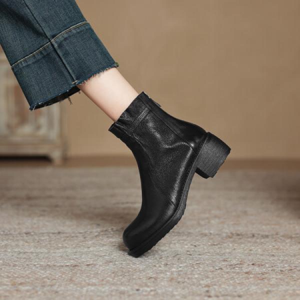 Elegant Handcrafted Leather Women’s Shoes: Luxury Quality(Eoct20161002M2405-2)