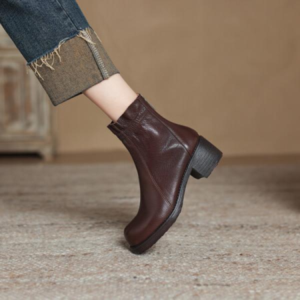 Elegant Handcrafted Leather Women’s Shoes: Luxury Quality(Eoct20161002M2405-2)