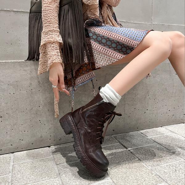 Handcrafted Leather Women's Shoes: Luxurious Elegance(Eoct20161002H208-5)